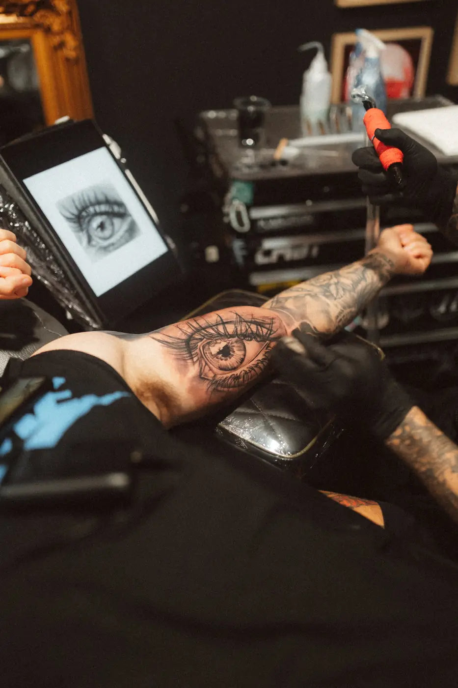 Eye in progress