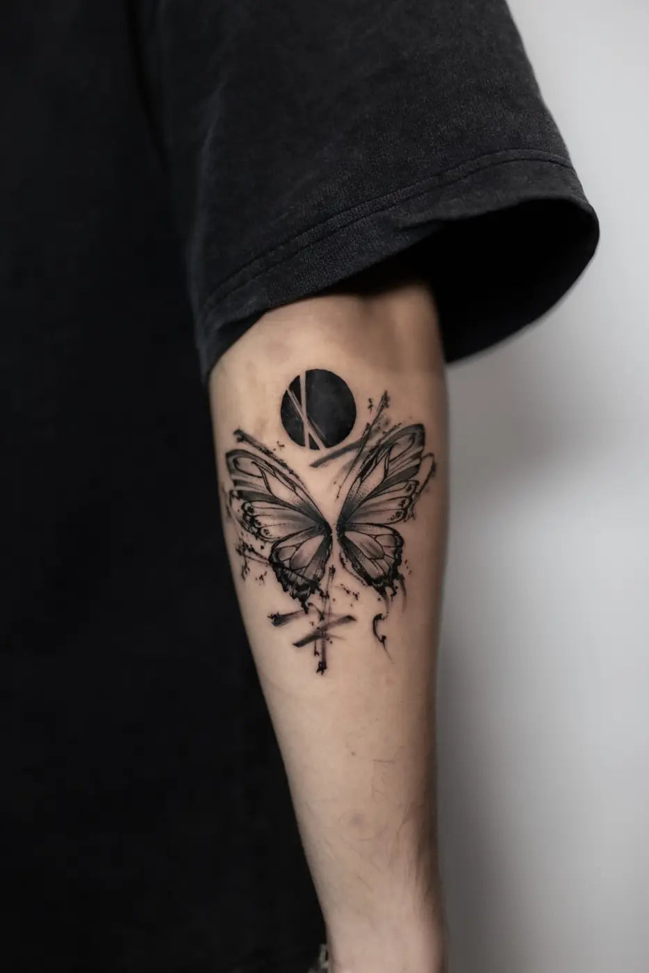 Fine line moth
