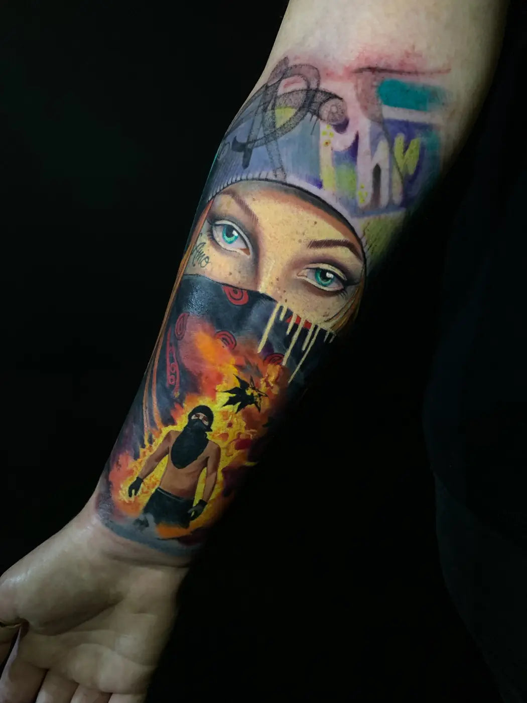 Graffiti sleeve