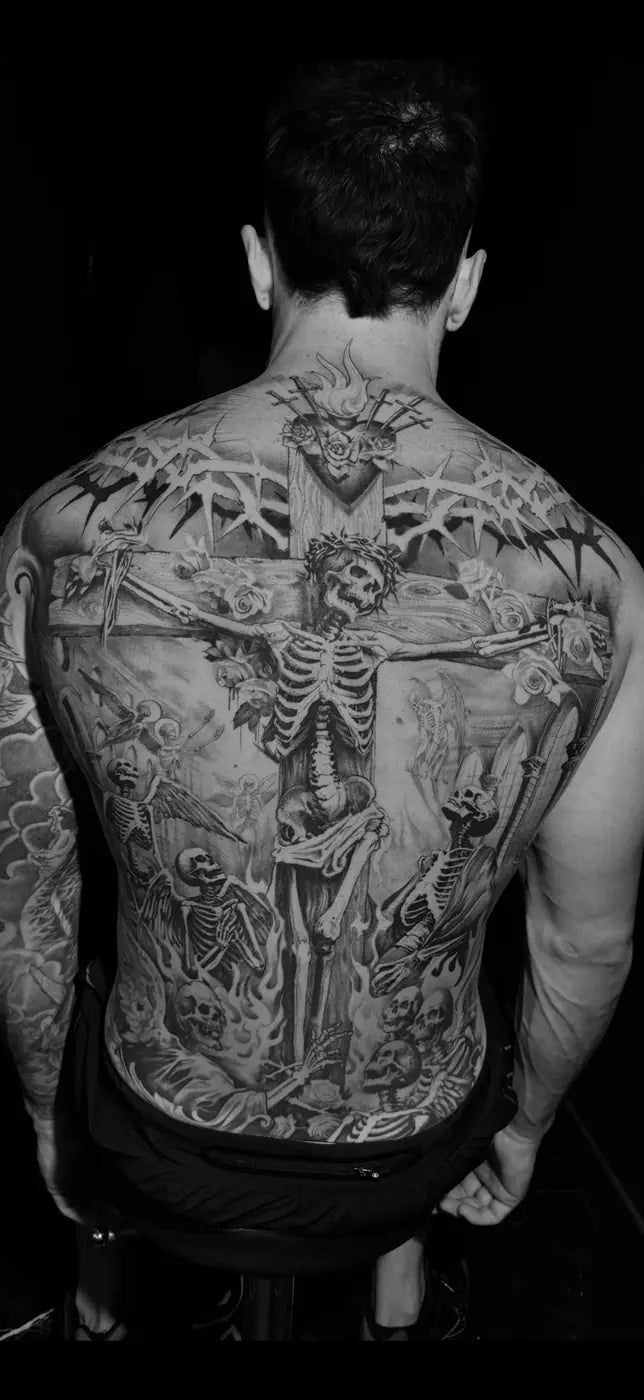 Black and grey full back
