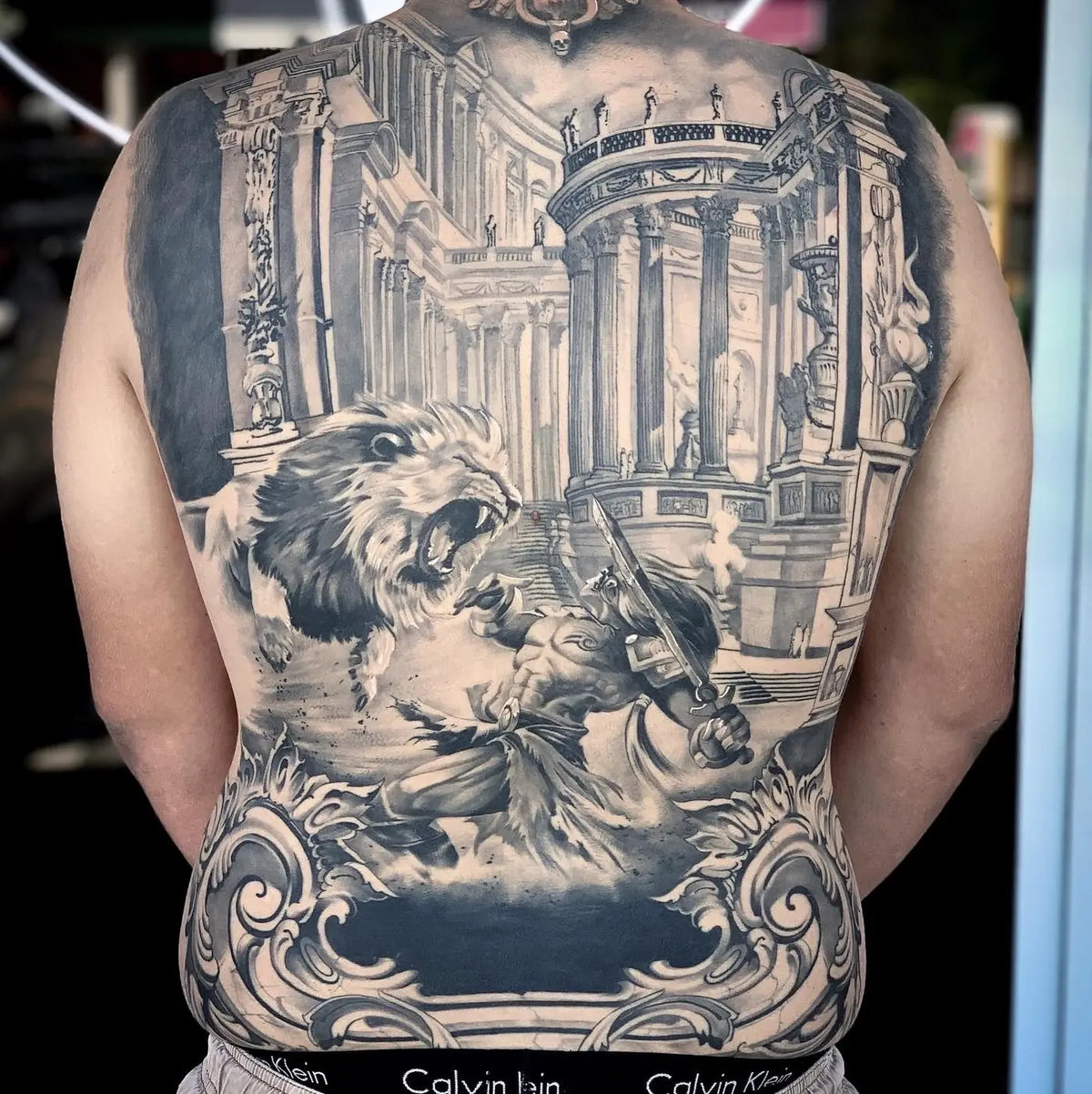 Architectural back piece
