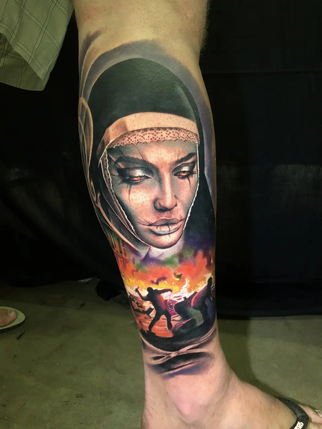 Portrait leg