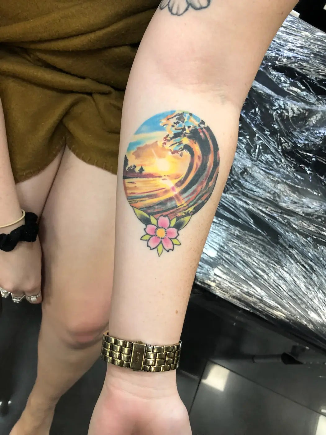 Sunset ankle