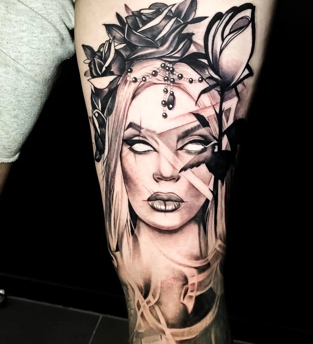 Portrait with crown