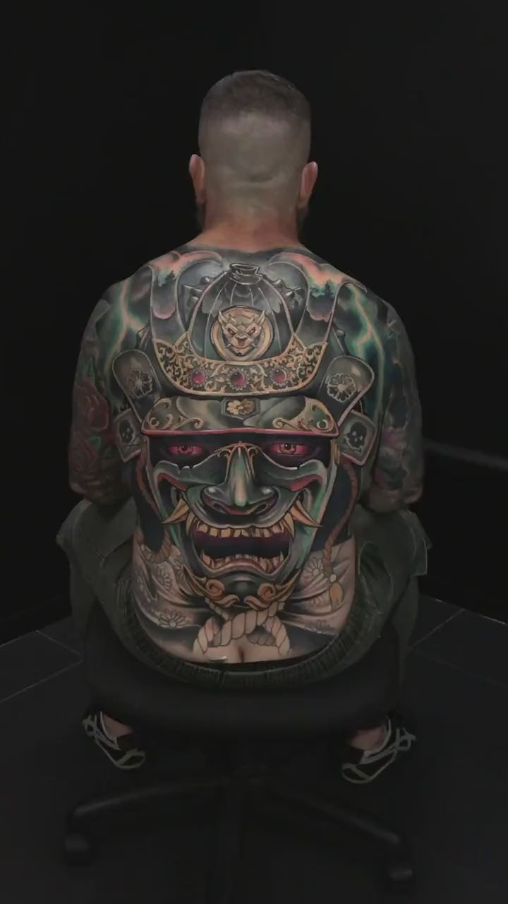 Hannya and samurai